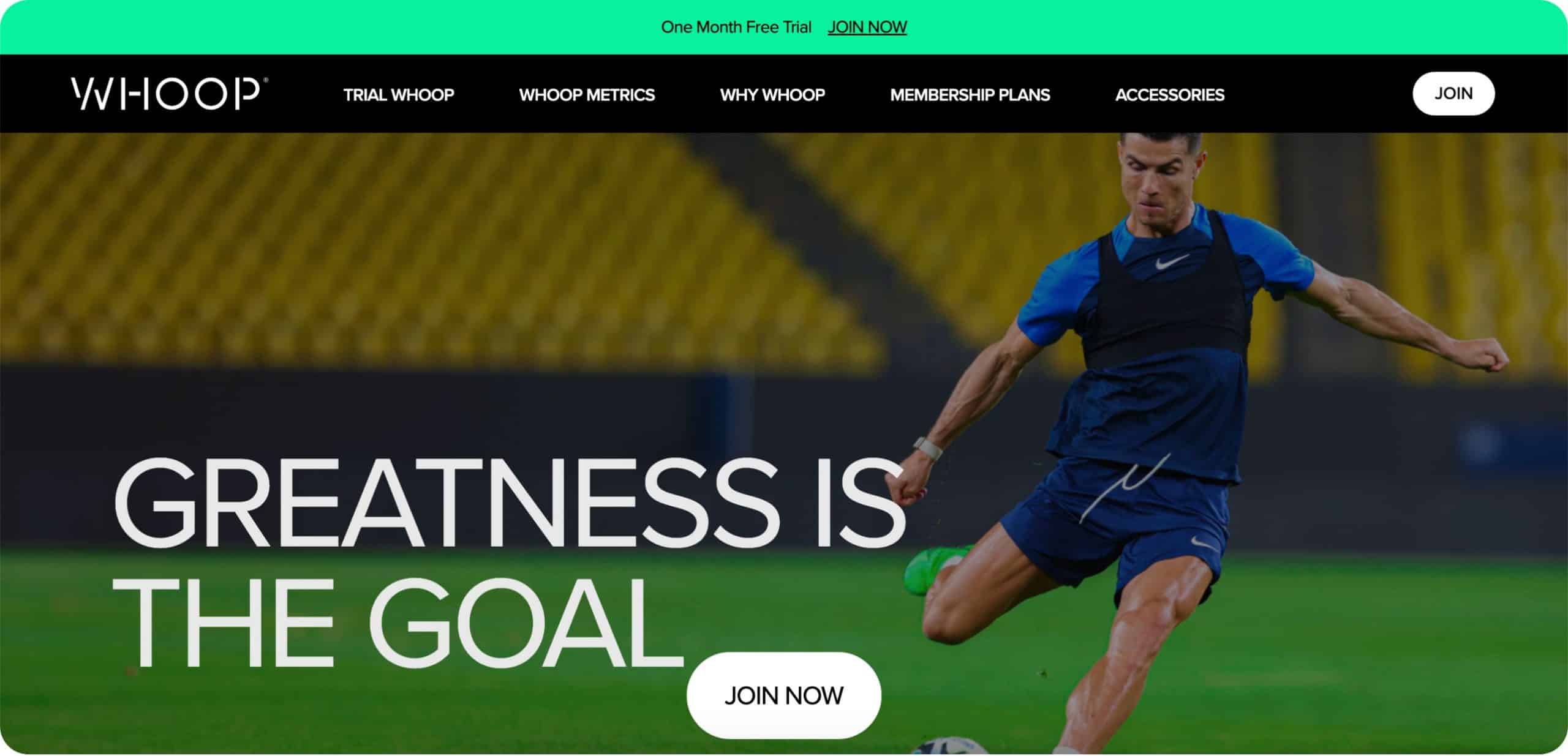 banner for whoop affiliate program on skimlinks