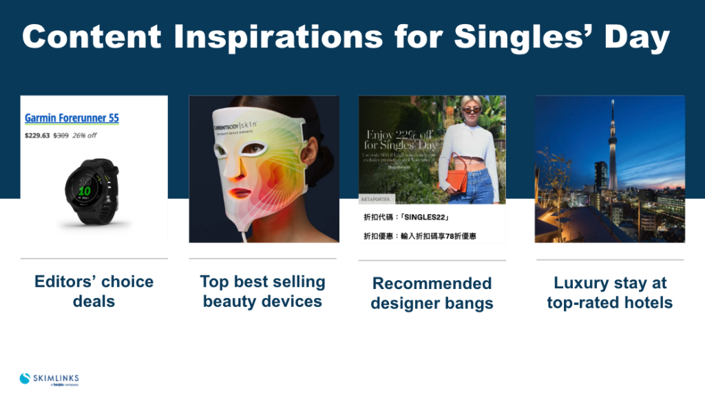 Content inspiration for Singles' Day