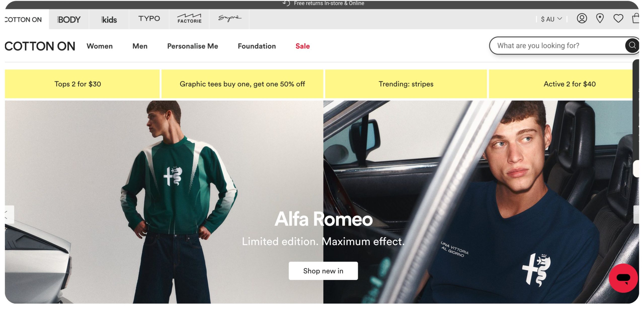 cotton on affiliate program on skimlinks